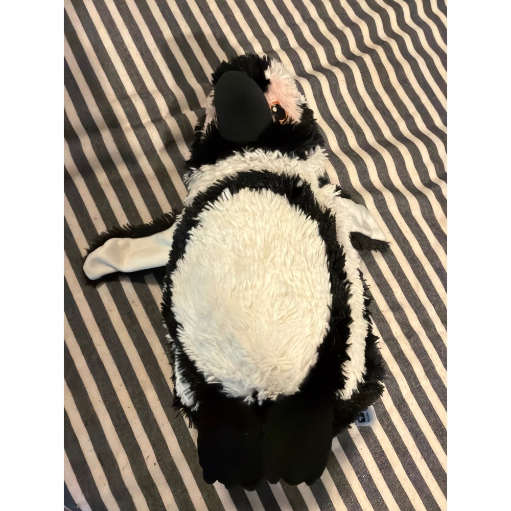 Wildlife Artists Eco Pals‎ Penguin Plush Stuffed Animal Recycled Black White 11"